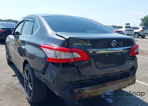 2013 Nissan Sentra Sv из США, поврежденный, VIN 3N1AB7APXDL729086